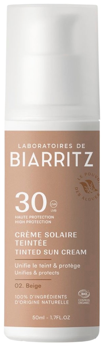 Laboratoires de Biarritz Sävytetty Aurinkovoide Kasvoille SPF30 Beige