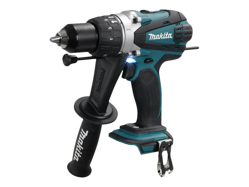 Makita DHP458Z - Poravasara/ruuvinväännin - akkuporakone - 2-nopeuksinen - avaimeton porakori - 91 N-m -