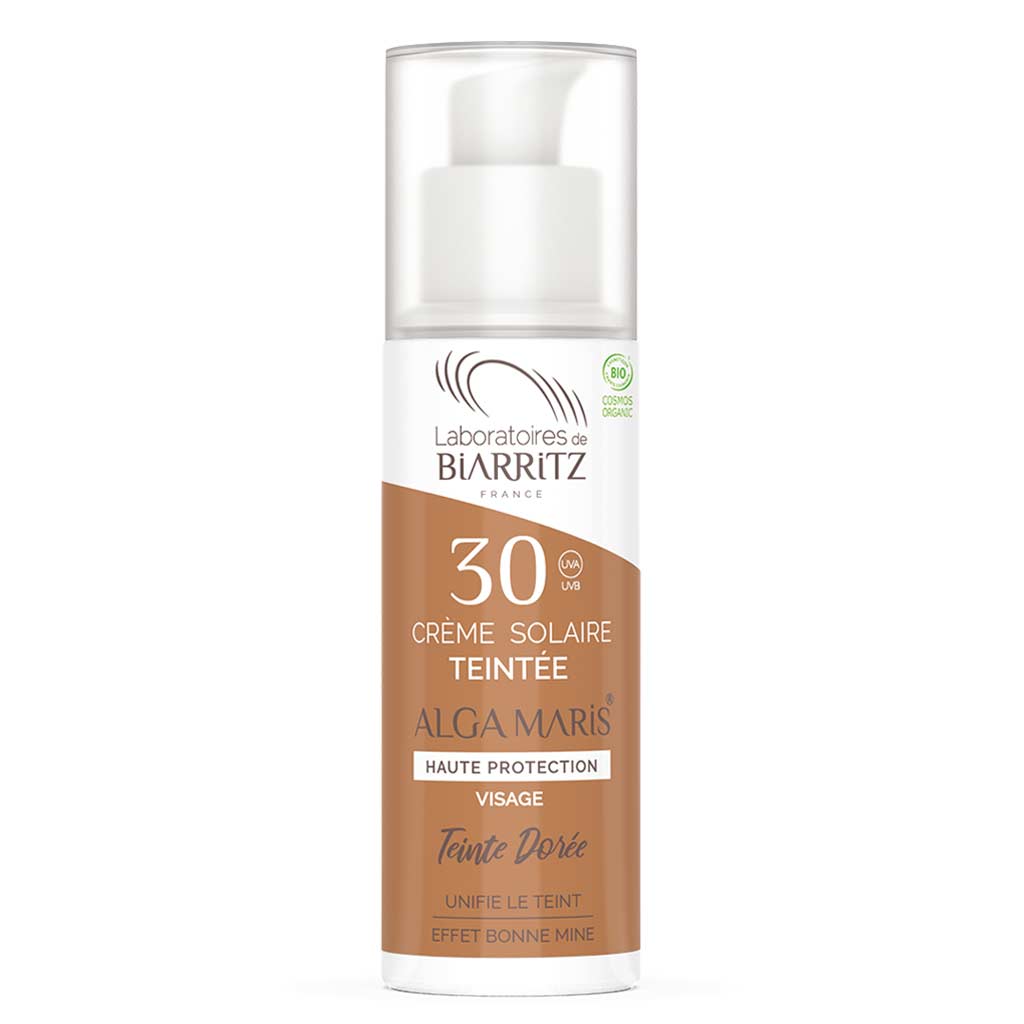 Outlet Alga Maris sävyttävä aurinkovoide kasvoille SPF30 Golden