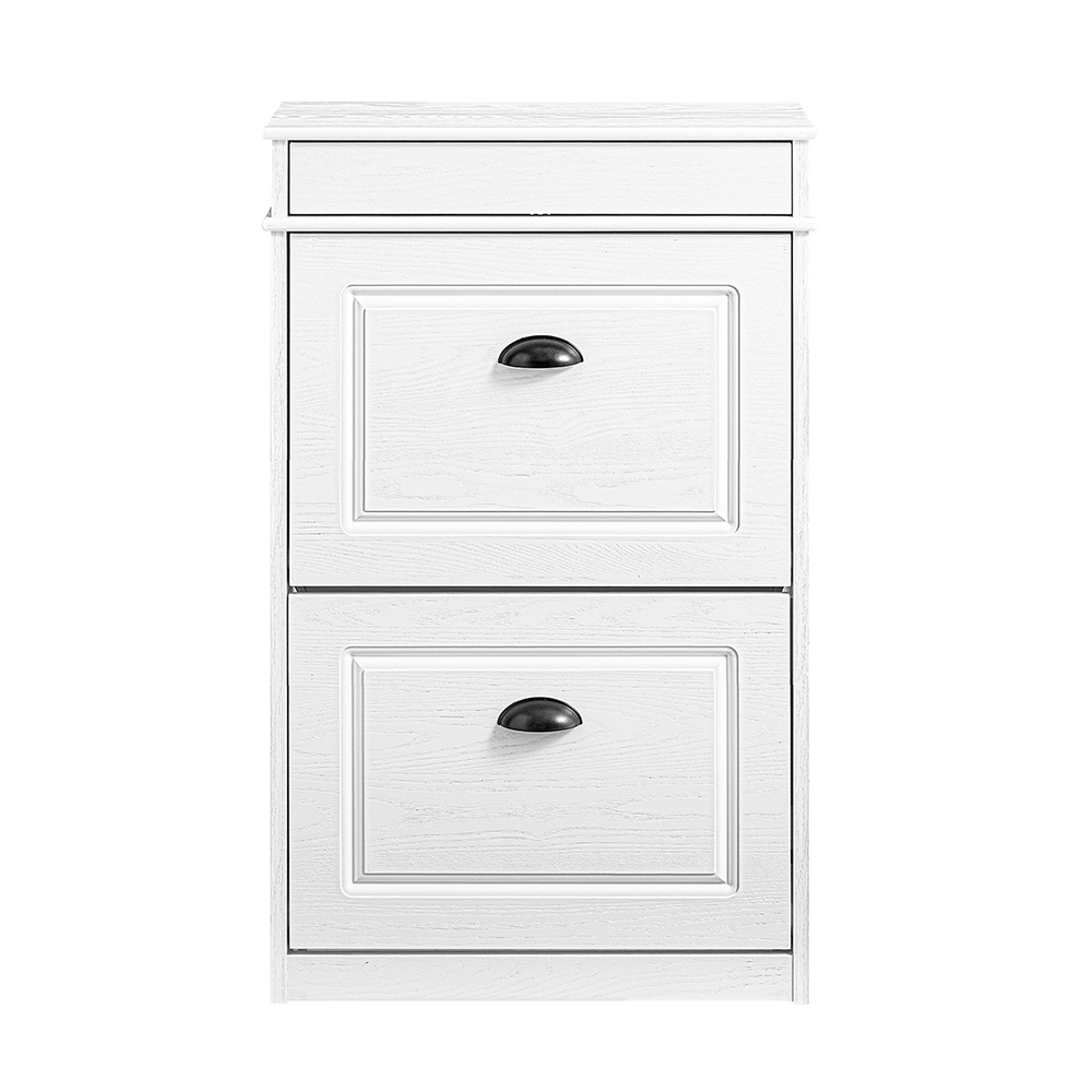 SoBuy Kenkäkaappi 54x24x82 cm valkoinen puu FSR78-WG