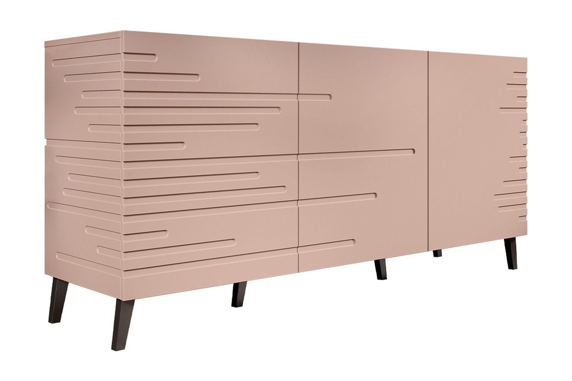 Lipasto Demjen 40x155 cm - Roosa/Musta