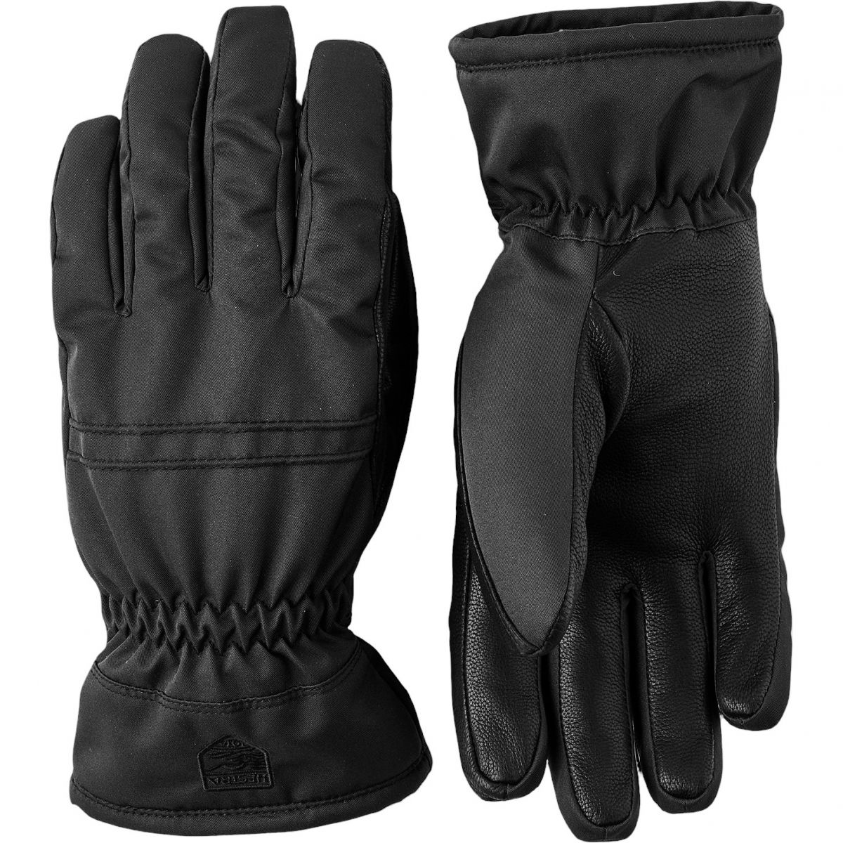 Hestra Primaloft Leather naisten musta