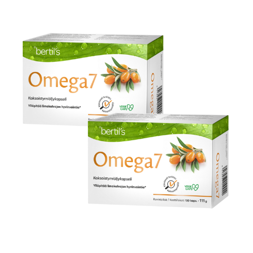 Omega7 tyrniöljy 2x150kpl säästöpakkaus